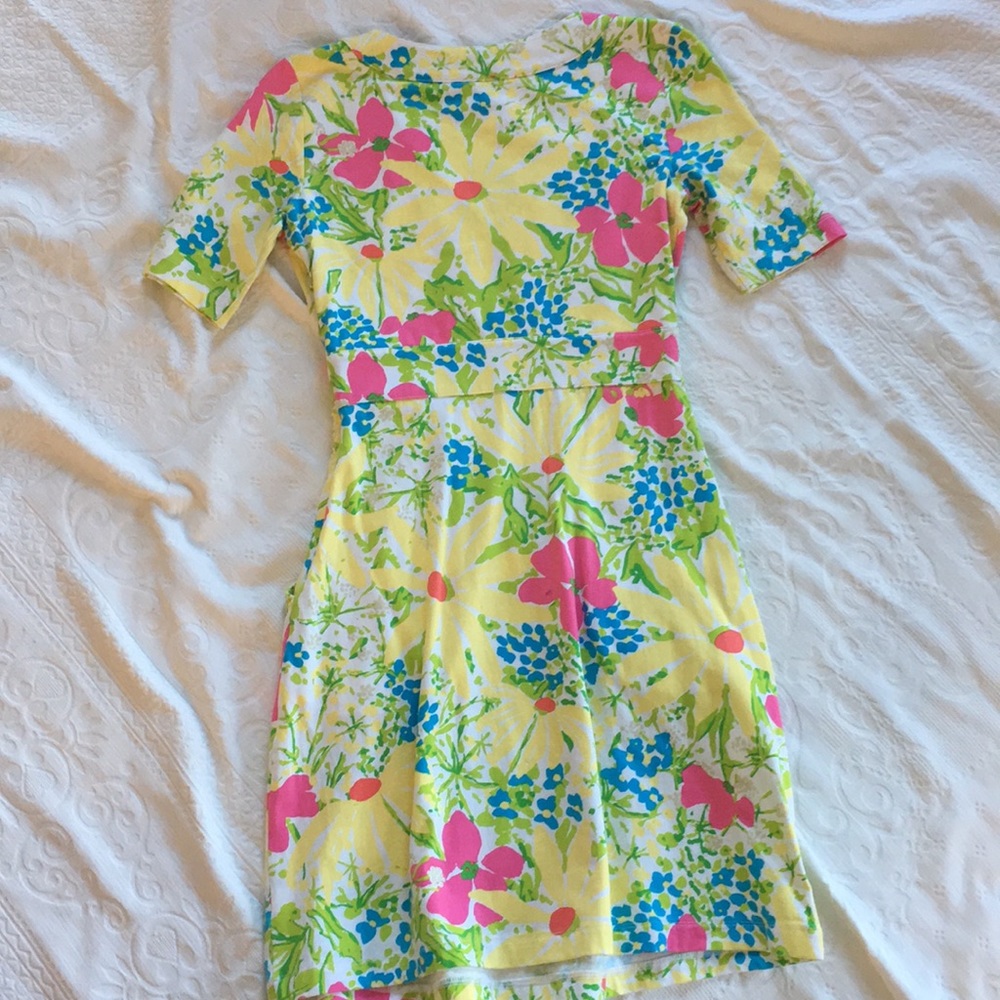 Lily Pulitzer Spring 2011 Print Mini Dress Sz XS - Picture 7 of 7